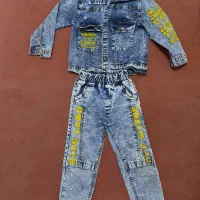 کت و شلوار جین وارداتی اصل/۴ تا ۶ سال