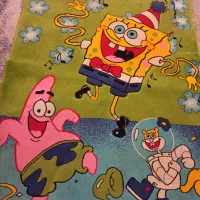 فرش چهار متری طرح باب اسفنجی کیفیت عالی|فرش|فلاورجان, |دیوار