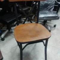 صندلی کراسبک چوب و فلز (کافه و ناهارخوری) کد۵۸۰|میز و صندلی غذاخوری|تهران, فردوسی|دیوار