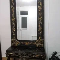 میزکفش و آینه کنسول|بوفه، ویترین، کنسول|مهاباد (آذربایجان غربی), |دیوار