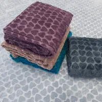 پتو لایت قلبی یکنفره رنگ بندی جور|رختخواب، بالش، پتو|آفتاب, |دیوار