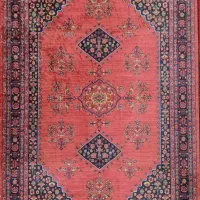 فرشینه زمینه لاکی|فرش|مسجد سلیمان, |دیوار