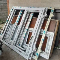 در ضد سرقت و پنجره کاملا نو هستند|مصالح و تجهیزات ساختمان|رودبنه, |دیوار