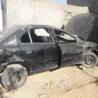 سمند 82 تصادفی|خودرو سواری و وانت|تربت جام, باغ سنگان سفلی|دیوار