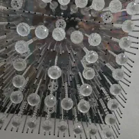 لوستر LED کریستالی