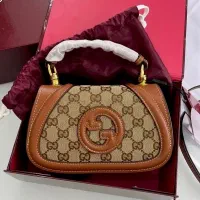 کیف چرم قهوه ای مستر های‌کوالیتی گوچی اصل مجلسی