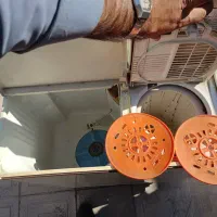 ماشین لباسشویی دوقلو هیتاچی ژاپنی|ماشین لباسشویی و خشک‌کن لباس|داراب, |دیوار