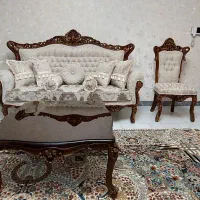 مبل استیل چوب تمام راش
