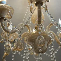 دوعددلوستر ۶شعله کریستال|لوستر و چراغ آویز|مرند, |دیوار