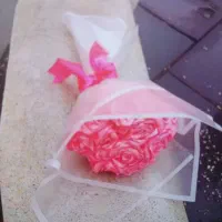 دسته گل روبانی