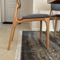 صندلی تمام چوب پشت حصیری|میز و صندلی غذاخوری|جاجرود, |دیوار