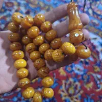 تسبیح کهربا سایز ۱۸