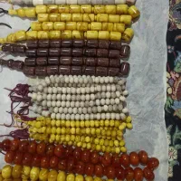تسبیح فاخر دست ساز کهربا