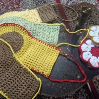 لیف حمام و دستگیره آشپزخانه