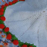 رومیزی گل رز زیبا و و دسته گل