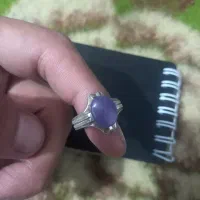 انگشتر عقیق بنفش