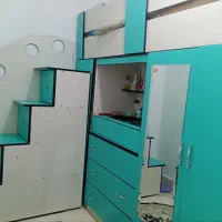 تخت کمد دار|تخت و سرویس خواب|باغستان, |دیوار