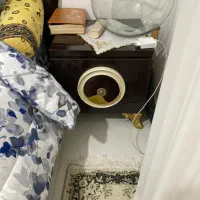 سرویس خواب و تشک دو نفره تمیز|تخت و سرویس خواب|ساری, |دیوار