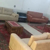 فروش دو دست مبل ۸ و ۷ نفره با میز وسط و عسلی|مبلمان خانگی و میز عسلی|دوگنبدان, |دیوار