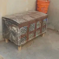 صندوقچه قدیمی( قدمت ۱۰۰ سال )|کلکسیون اشیاء عتیقه|فردوس (خراسان), |دیوار