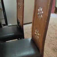 میز غذاخوری چهارنفره چوبی|میز و صندلی غذاخوری|ورامین, ورامین|دیوار