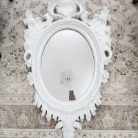 صدوق مخمل قدیمی|صنایع دستی و سایر لوازم تزئینی|قم, حاج زینل|دیوار