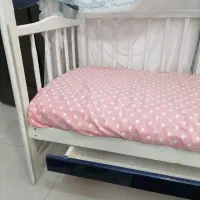 تخت بچه سورمه ای سفید|تخت و صندلی بچه|قم, بنیاد|دیوار