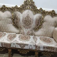 مبل سلطنتی به همراه جلو مبلی|مبلمان خانگی و میز عسلی|زاهدان, |دیوار