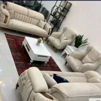 مبل راحتی ۸ نفره لاریسا با مکانیزم ریلکسی|مبلمان خانگی و میز عسلی|مشکیندشت, |دیوار