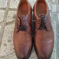کفش مردانه کاملا نو و سالم و چرم رنگ قهوه‌ای تیره|کیف، کفش، کمربند|مرند, |دیوار