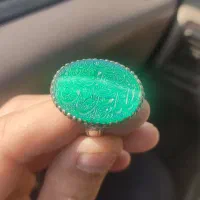 ده عدد انگشتر نفیس نقره بصورت یکجا