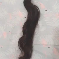 موی بلند۳۰سانت بدون رنگ تمیز