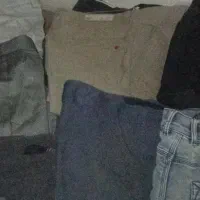 شلوار لی.کتان.پارچه ای.نو .استوک تاناکورا