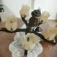 لوستر چوبی