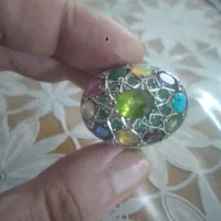 انگشترجواهری بسیارزیبا وتک مخراج کاری|جواهرات|همدان, |دیوار