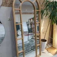 آینه کنسول ارایشی .آینه نچرال. آینه قدی|آینه|ماهدشت, |دیوار