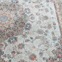 فرش 12متری محتشم کاشان1200شانه گل برجسته