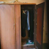 کمد لباسی چوبی ۲ متری