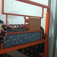 تخت فلزی دوطبقه|تخت و سرویس خواب|ری, شهرری|دیوار