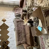 مبل نیلوفر تمام چوب