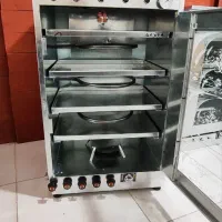 تنور پنچ شعله بزرگ چهار سینی