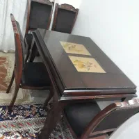 میز ناهارخوری ۴نفره|میز و صندلی غذاخوری|مشهد, شهید علی محمدی|دیوار