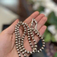 تسبیح ۱۰۱ دانه نقره نو|جواهرات|زنجان, |دیوار