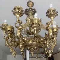 لوستر فرشته برنزی