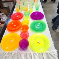 بلور رنگی|ظروف سرو و پذیرایی|مشهد, نیروی هوایی|دیوار