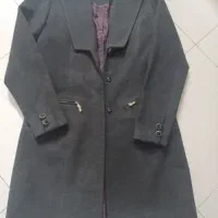 پالتو  نوک مدادی رنگ خوش کوپ مزون دوز قد ۸۵