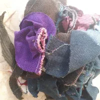 دم قیچی نخ قیچی شده برای داخل متکا تشک عروسک و...