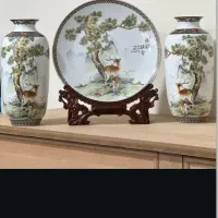 بشقاب و گلدان ست دکوری شیک