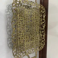 سینی برنز برنج آنتیک سایز بزرگ