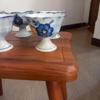 بستنی خوری گلی پنبه نو بدون قاشق|ظروف سرو و پذیرایی|رشت, معلم|دیوار